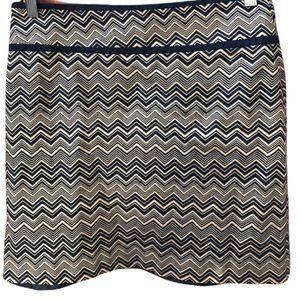 Ann Taylor Loft Chevron Print Skirt‎